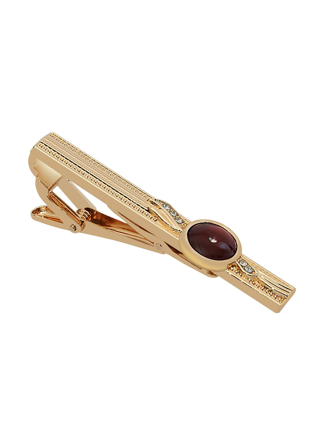 Curren Men Real Stones Studded Statement Tie Pin