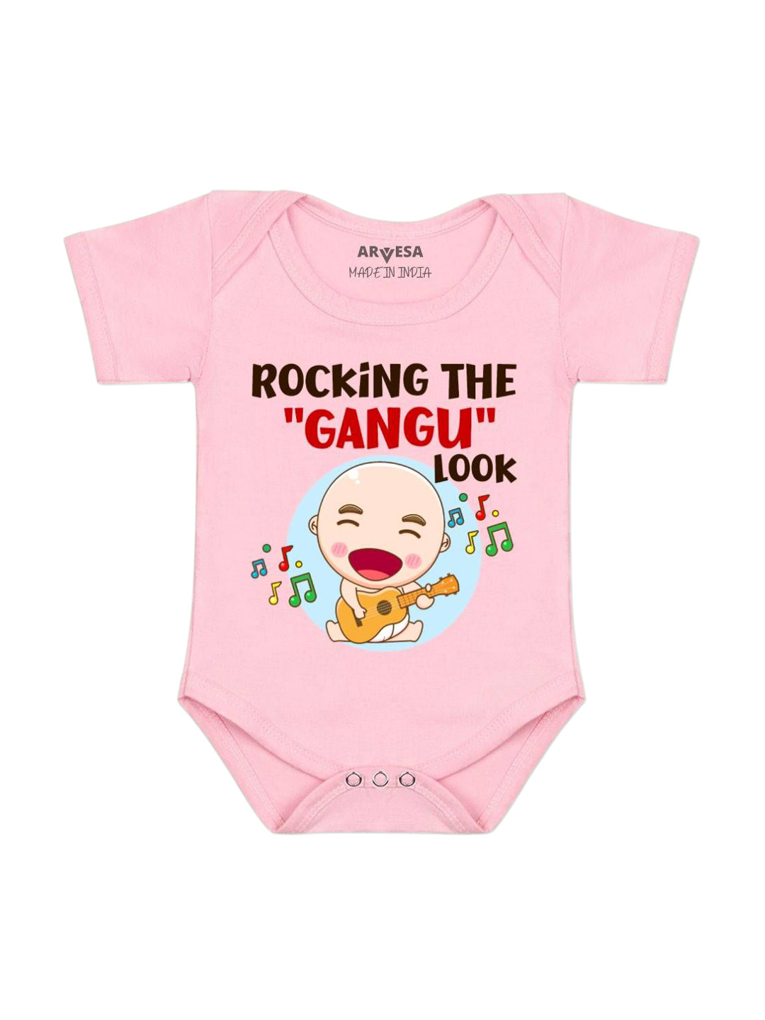 Arvesa Rocking The Gangu Look Printed Bodysuit