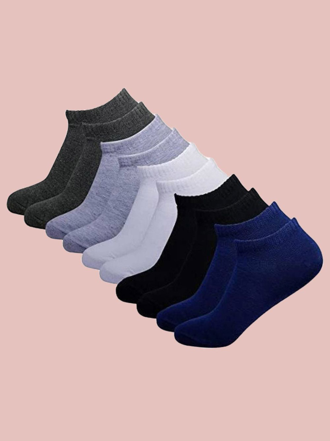 Brand Name Men Pack Of 5 Ankle Length Socks