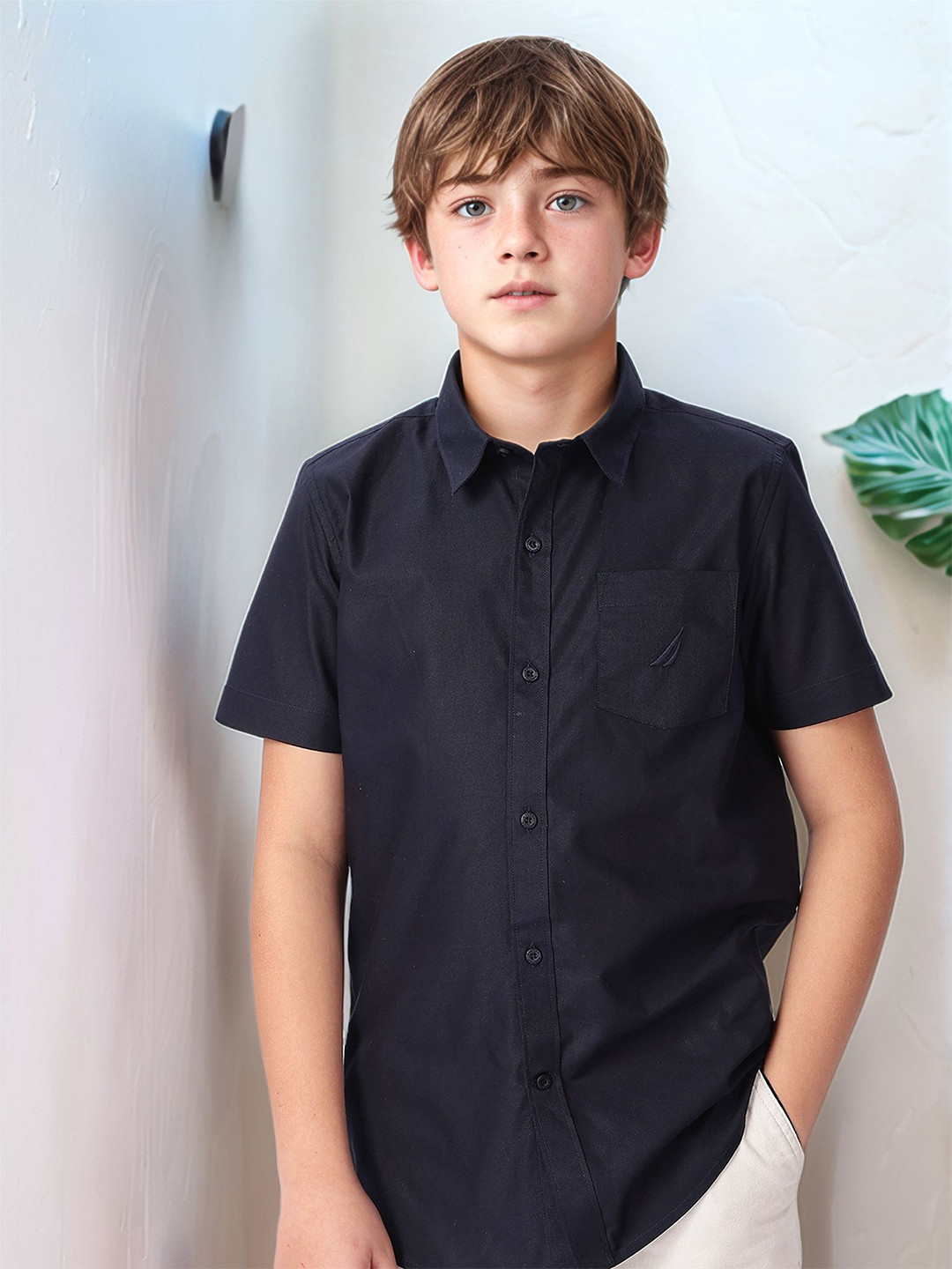 Nautica Boys ComfyCotton Premium Fit Casual Shirt