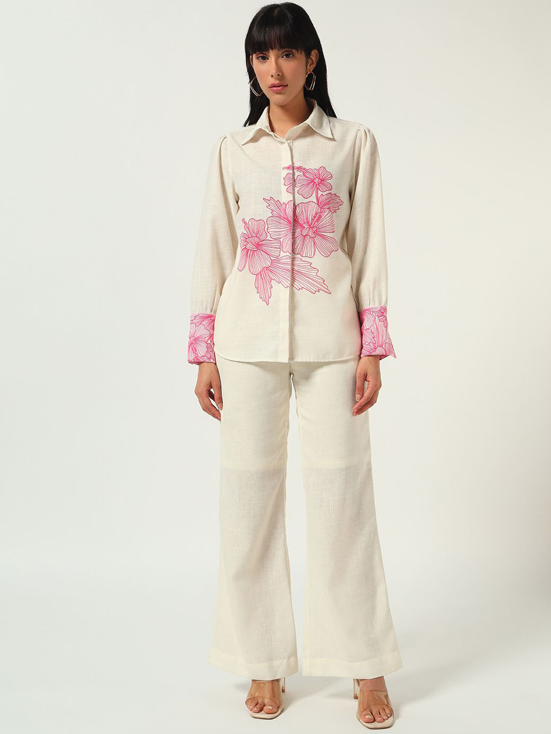 Beatnik Prited Shirt With Trousers Co-Ords