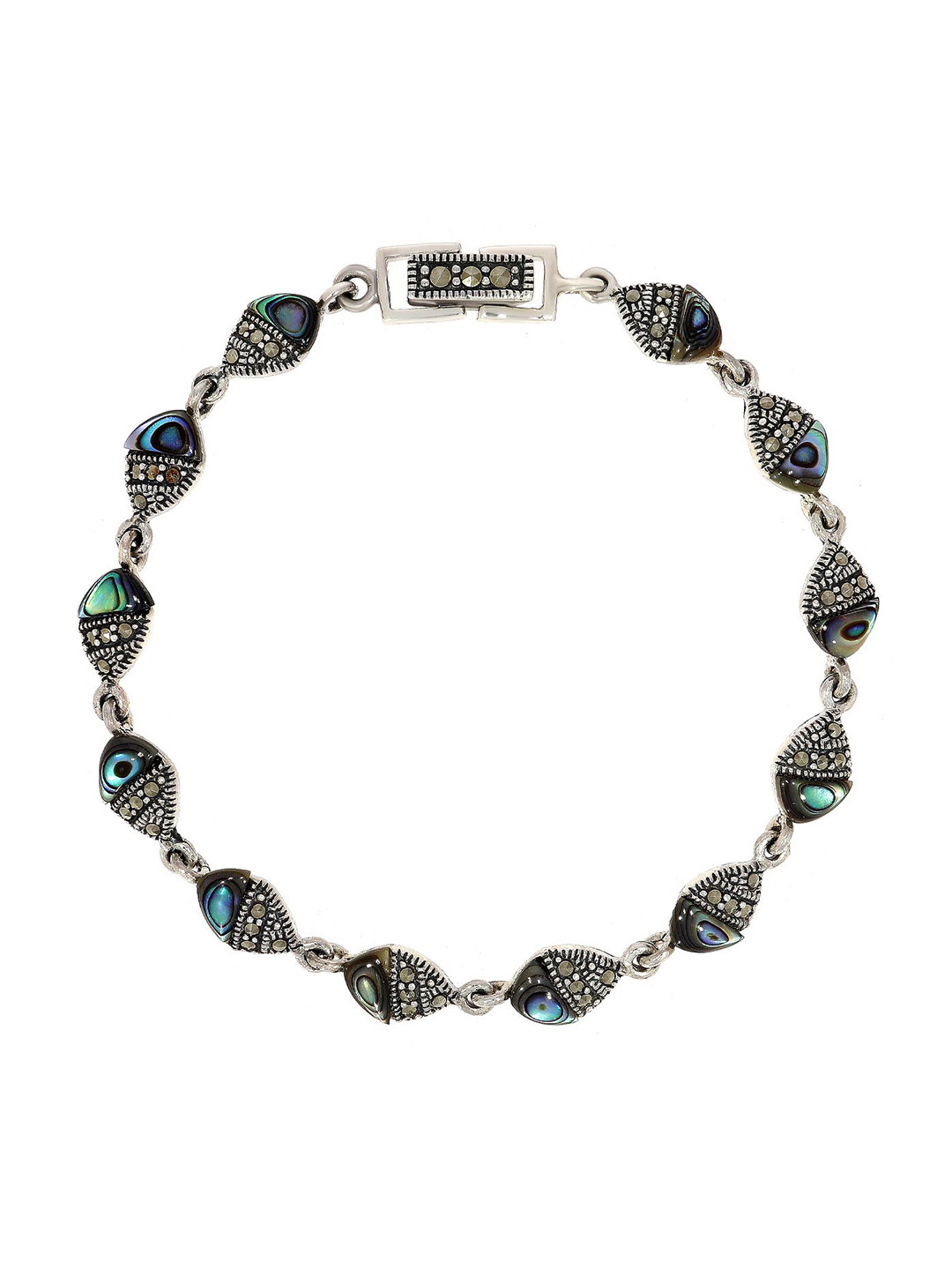 BHIMA 925 Sterling Silver Designer Shine Bracelet
