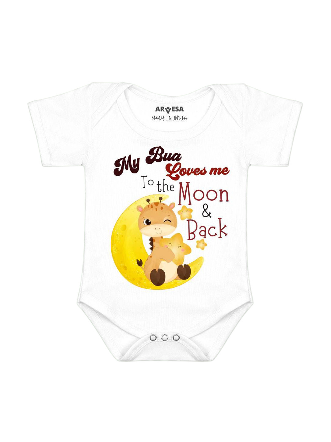Arvesa Bua Love To Moon & Back Printed Bodysuit