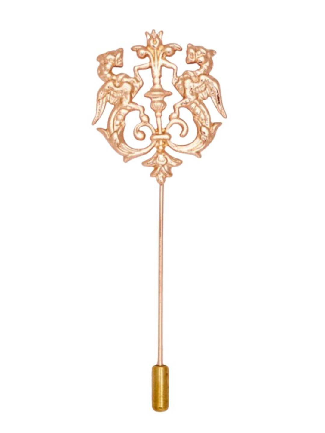 The Tie Hub Victory Logo Gold Lapel Pin Brooch