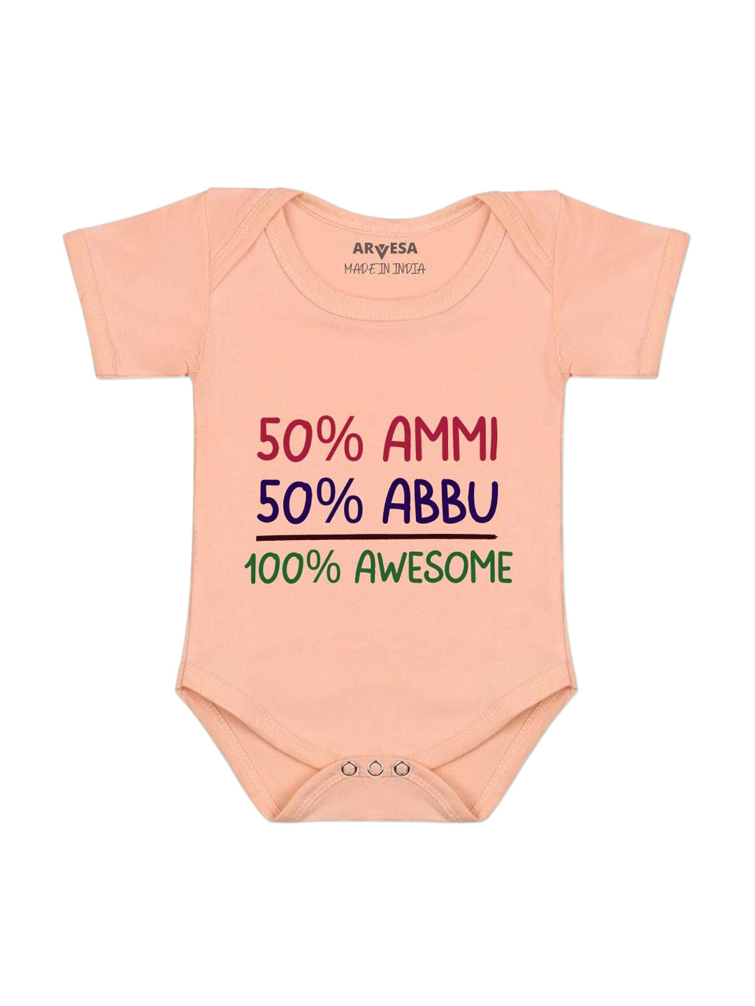 Arvesa Ammi & Abbu Printed Bodysuit