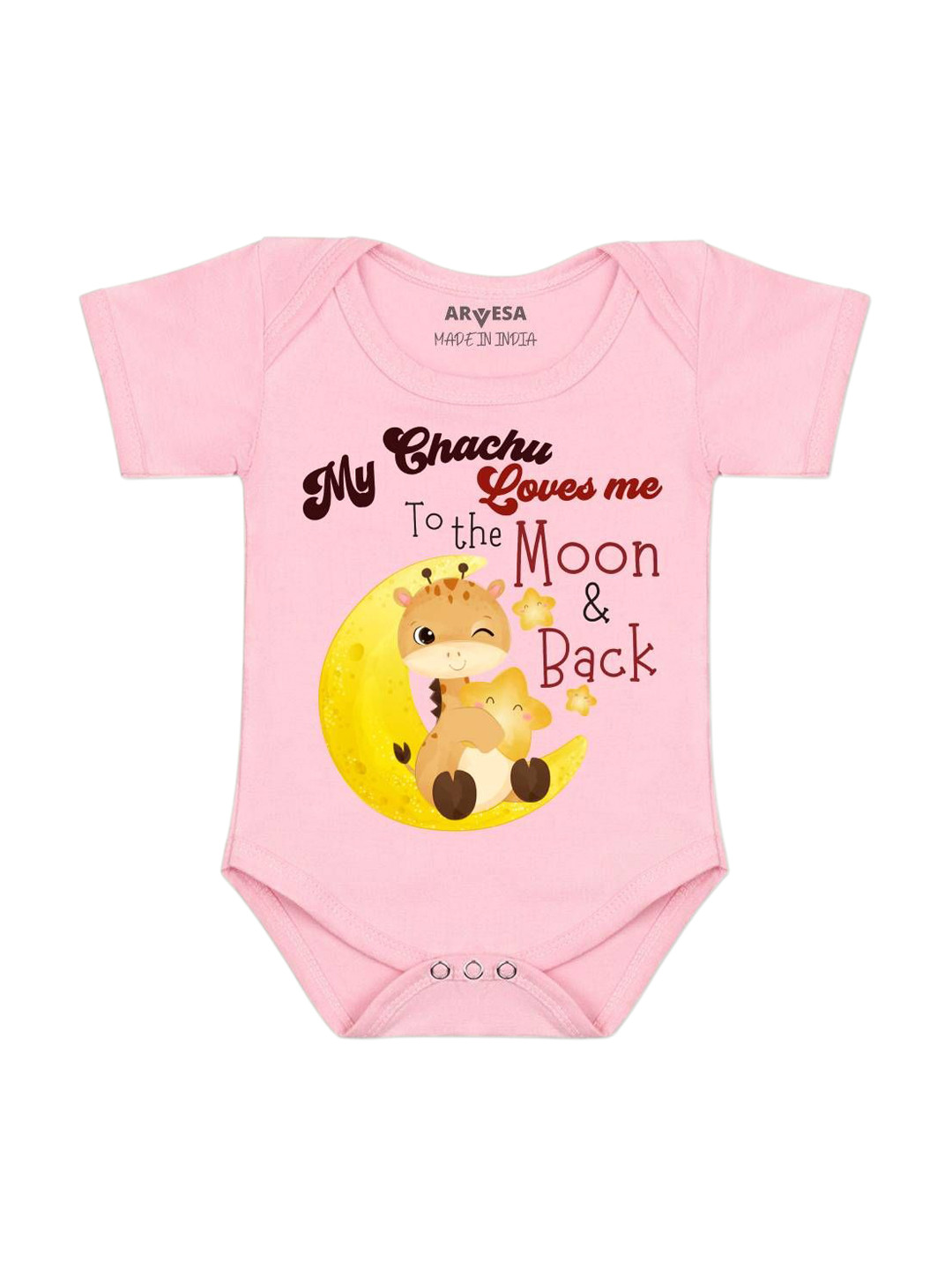 Arvesa Chachu Love To Moon & Back Printed Bodysuit