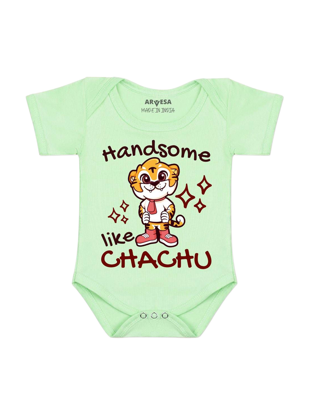 Arvesa Handsome Like Chachu Printed Bodysuit