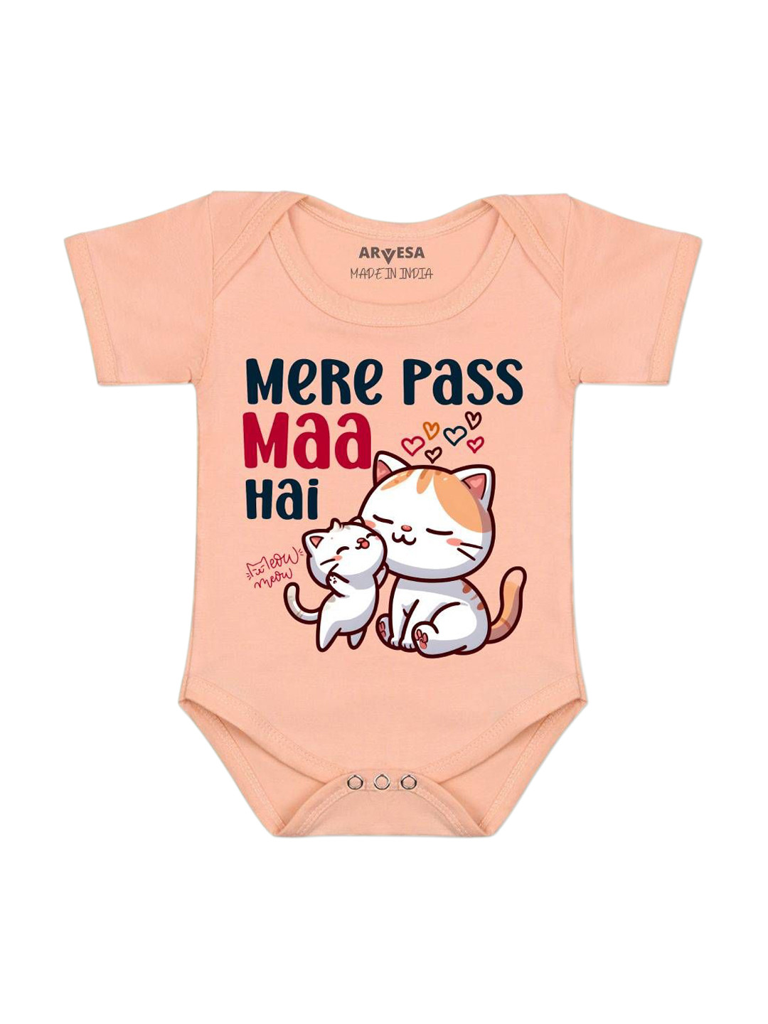 Arvesa Mere Pass Maa Hai Printed Bodysuit