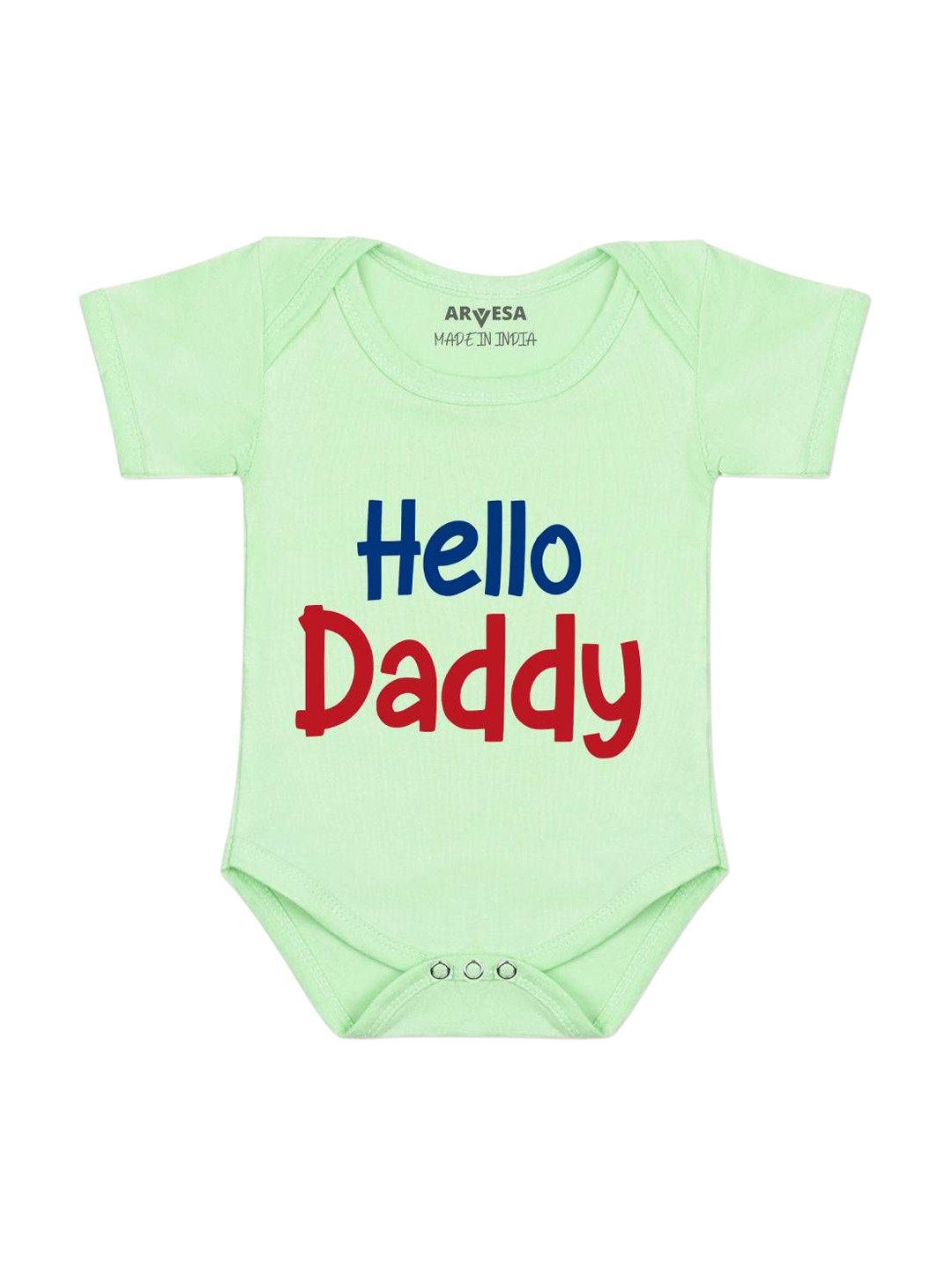 Arvesa Hello Daddy Printed Bodysuit