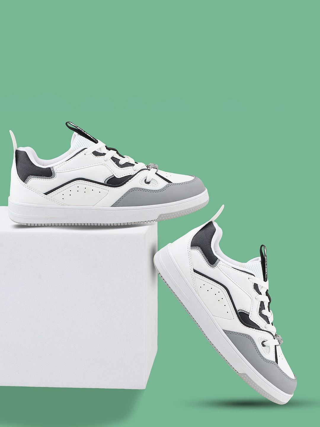 FUEL Men Colourblocked PU Sneakers