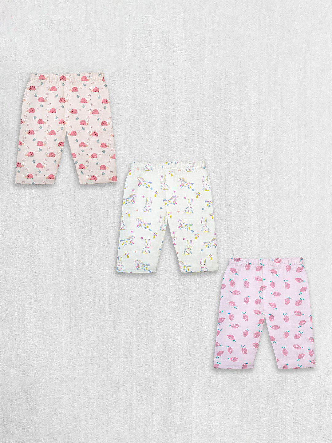1st Step Boys Pack of 3 Cotton Lounge Pants