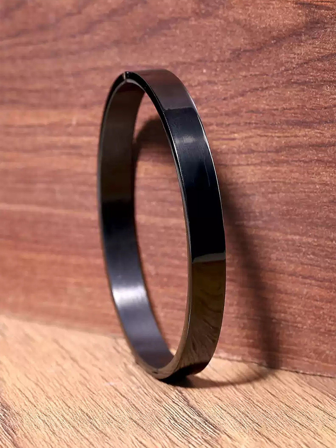 The Roadster Lifestyle Co Men Sleek Magnetic High Polished Kada Bracelet