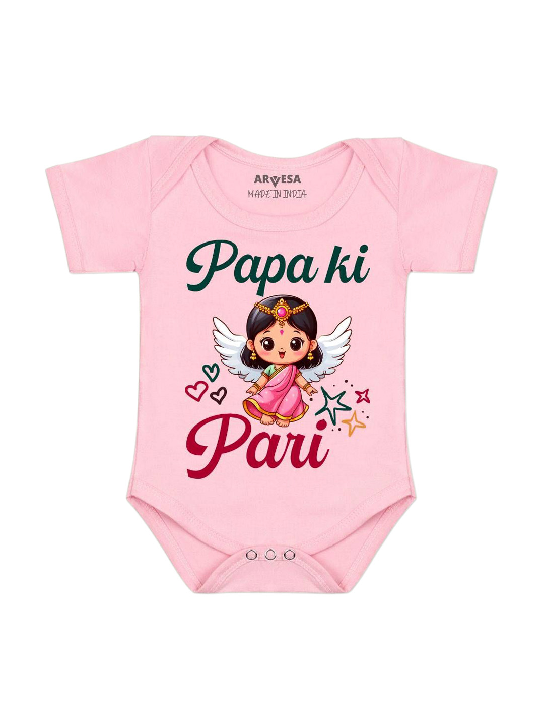 Arvesa Papa Ki Pari Printed Bodysuit