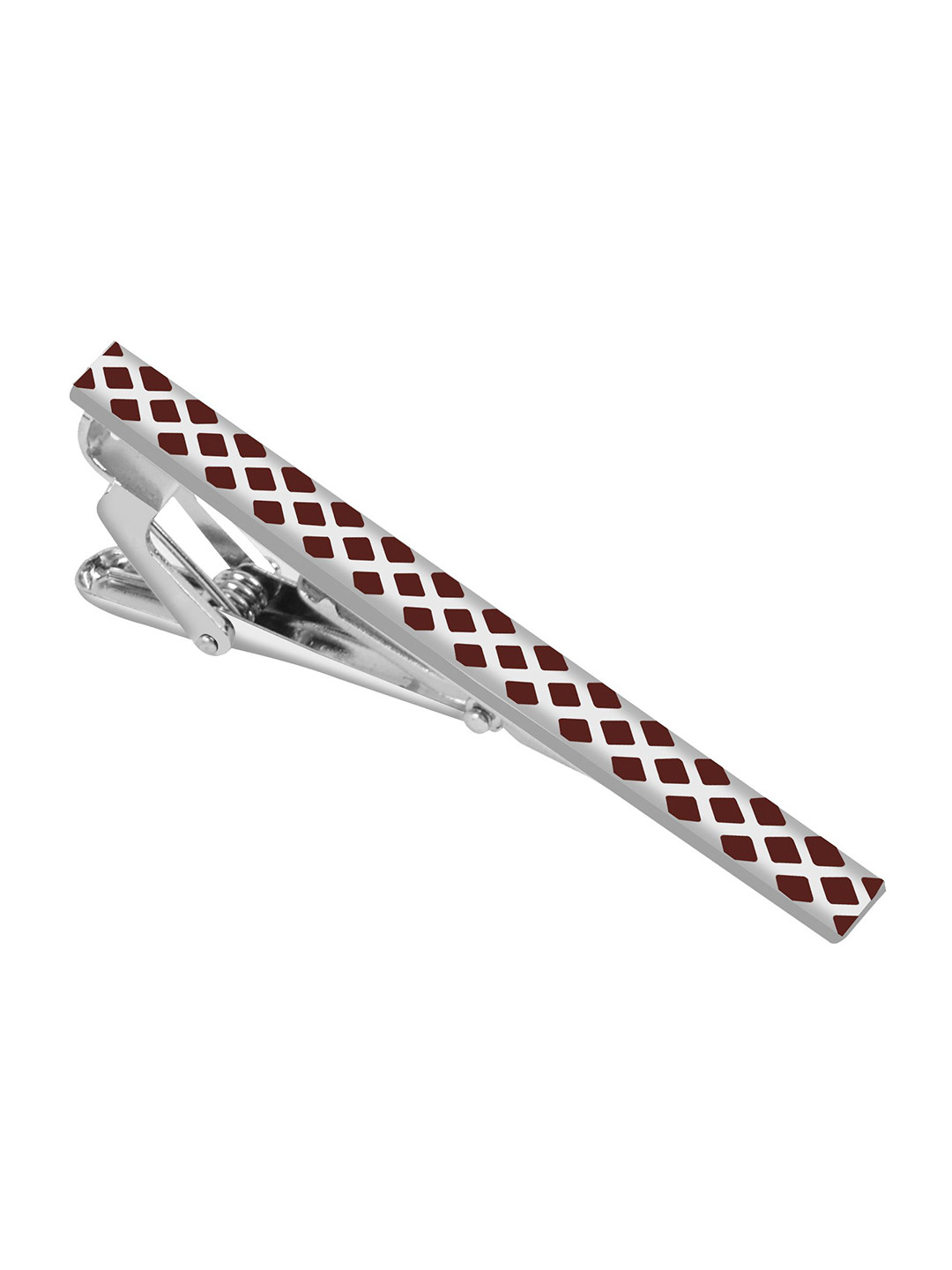 Curren Silver Tie Pin Statement Brooch