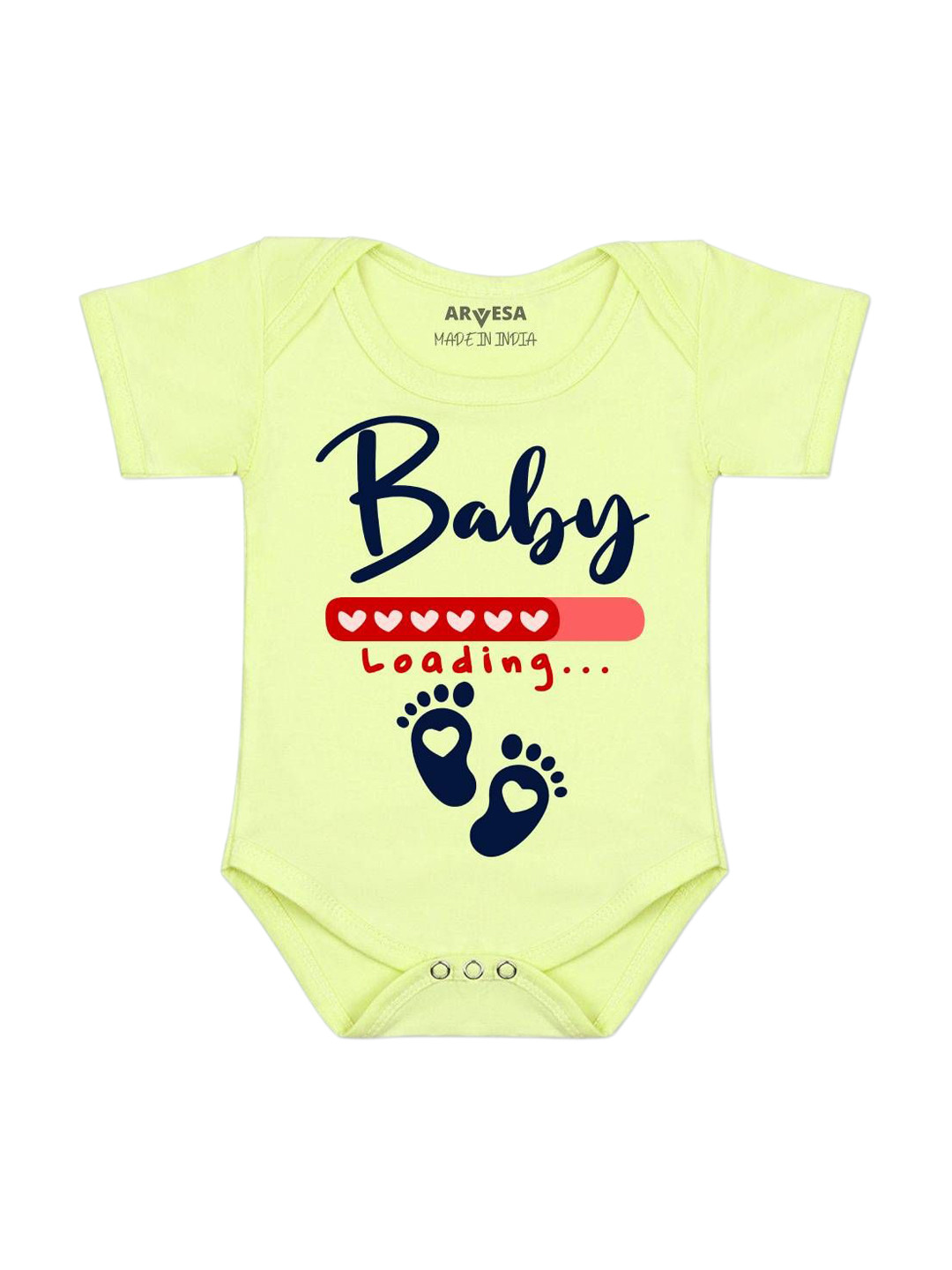 Arvesa Baby Loading Printed Bodysuit