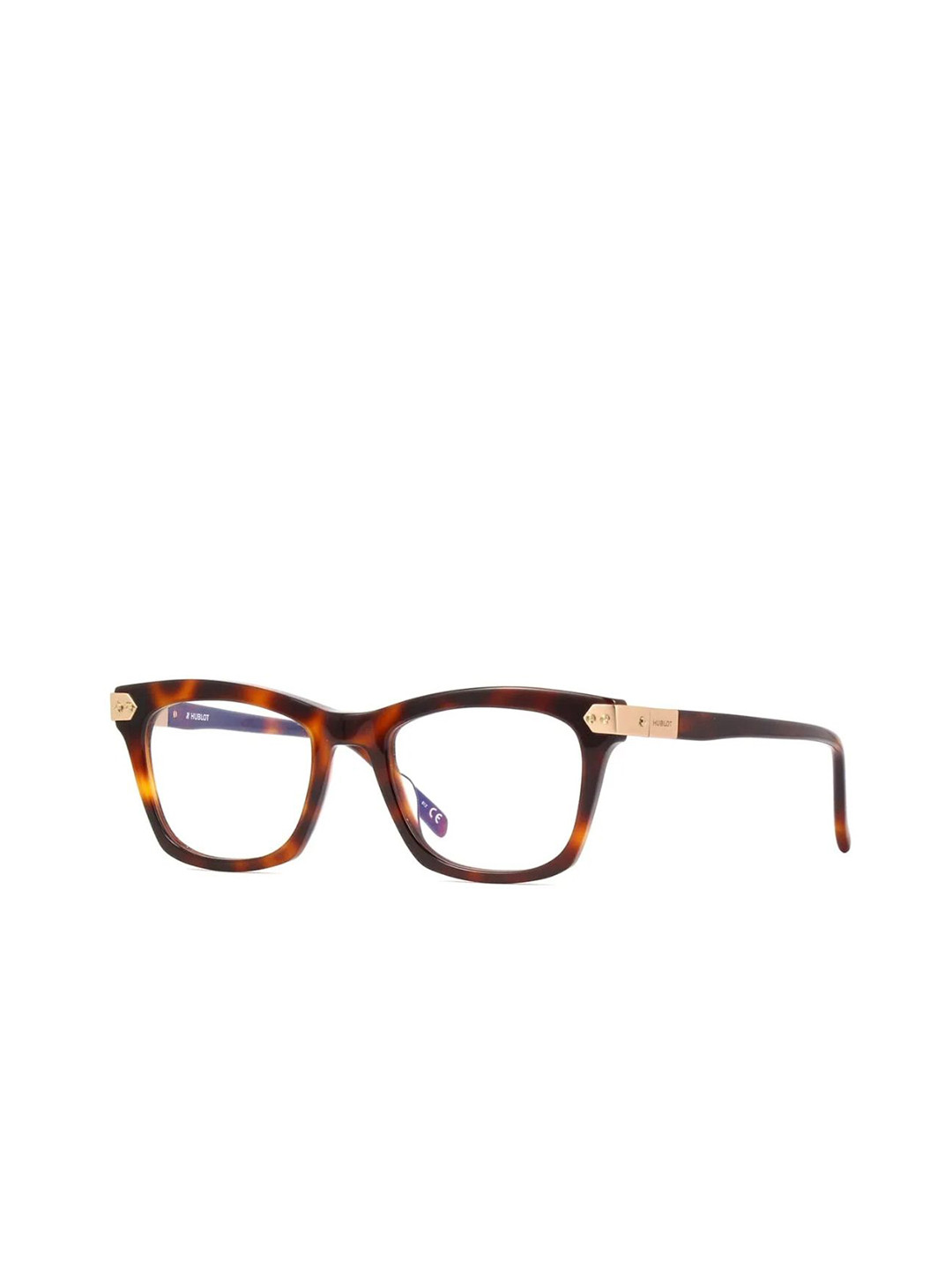 HUBLOT Unisex Tortoise Shell Full Rim Square Frames