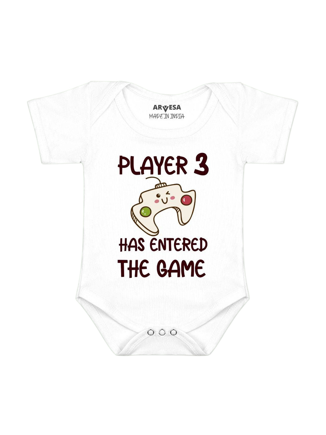 Arvesa Player 3 Entered The Game Printed Bodysuit