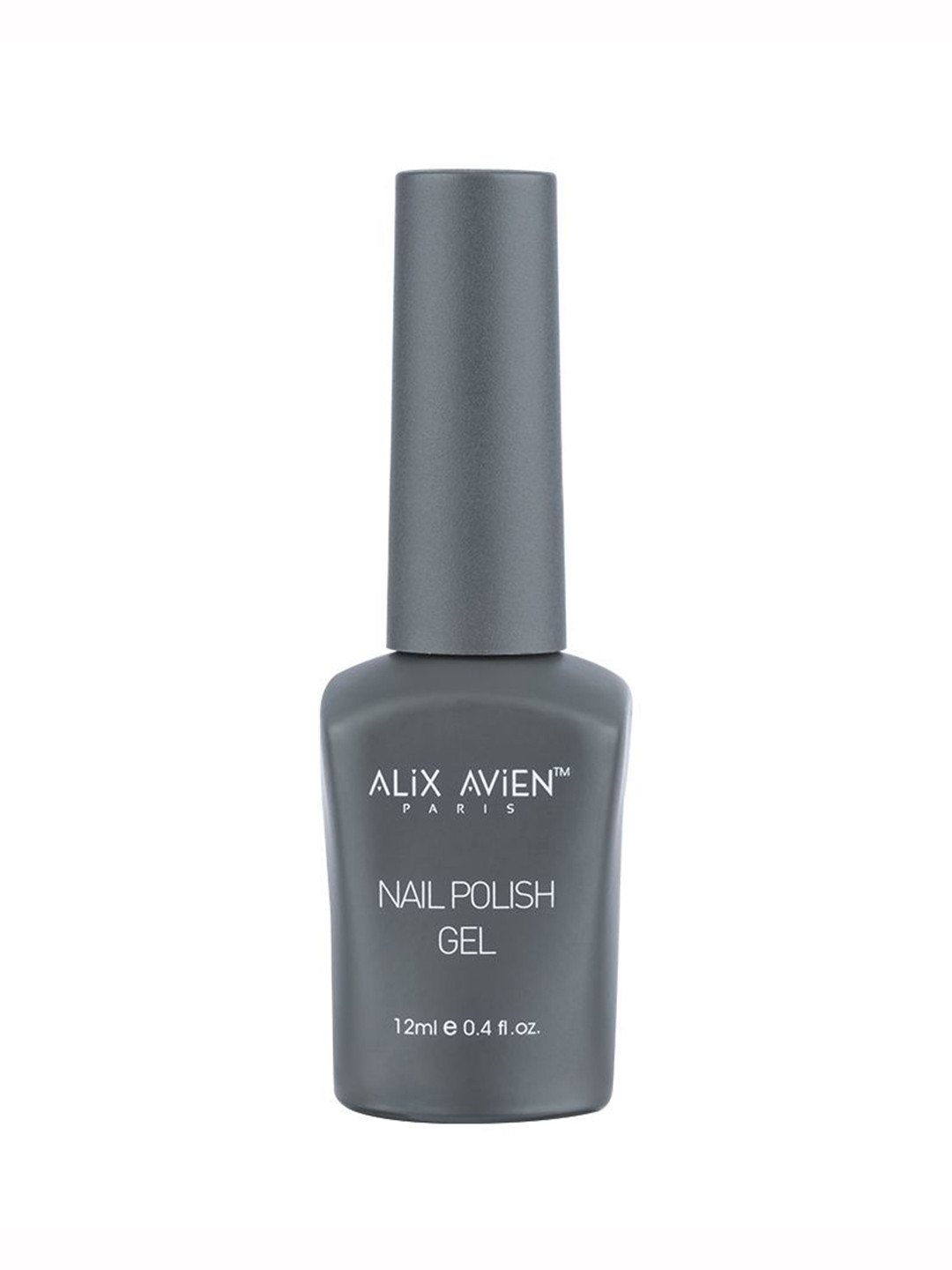 ALIX AVIEN PARIS Quick Dry Nail Polish Gel- 12 ml - Black 01