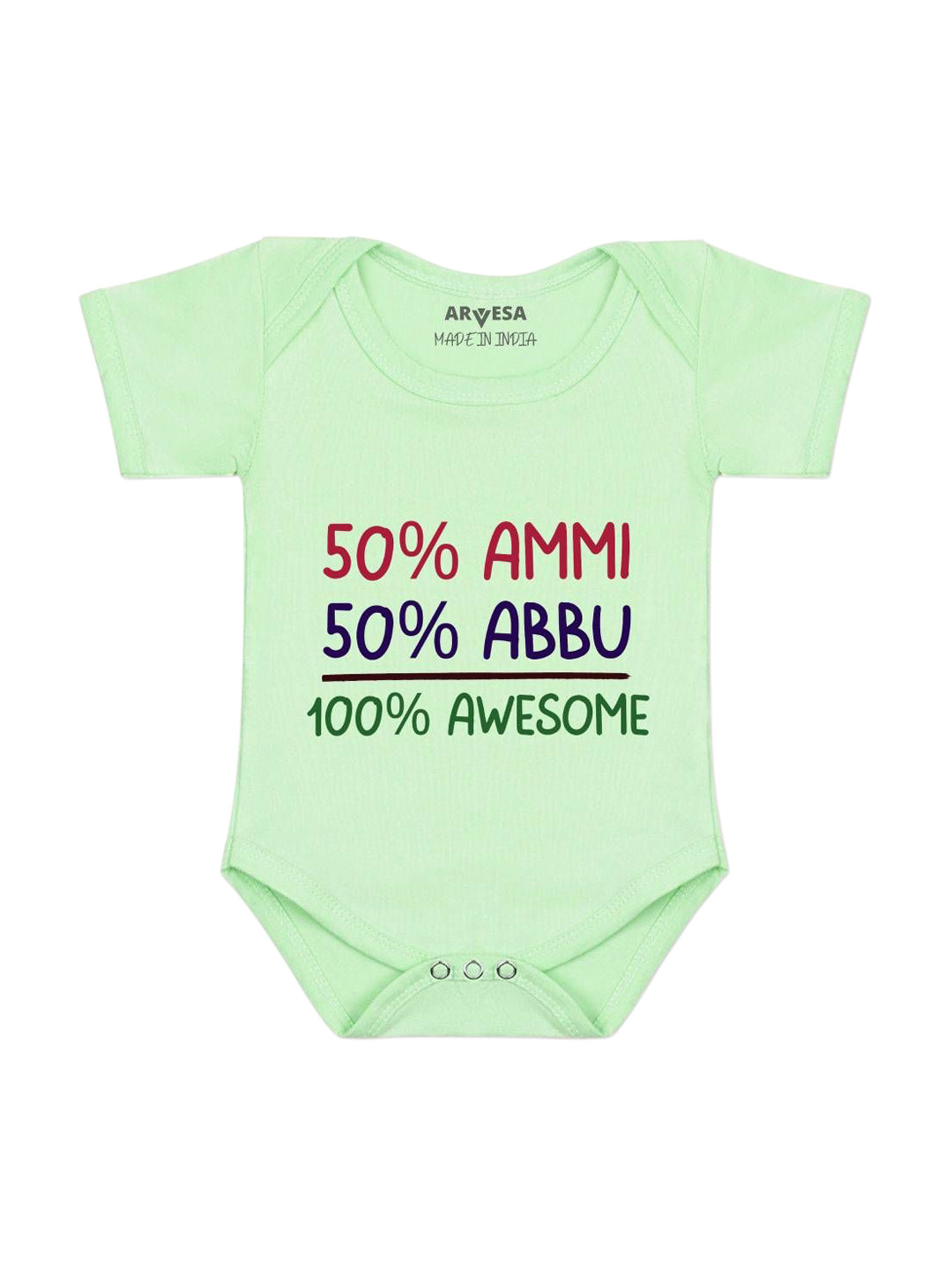 Arvesa Ammi & Abbu Printed Bodysuit