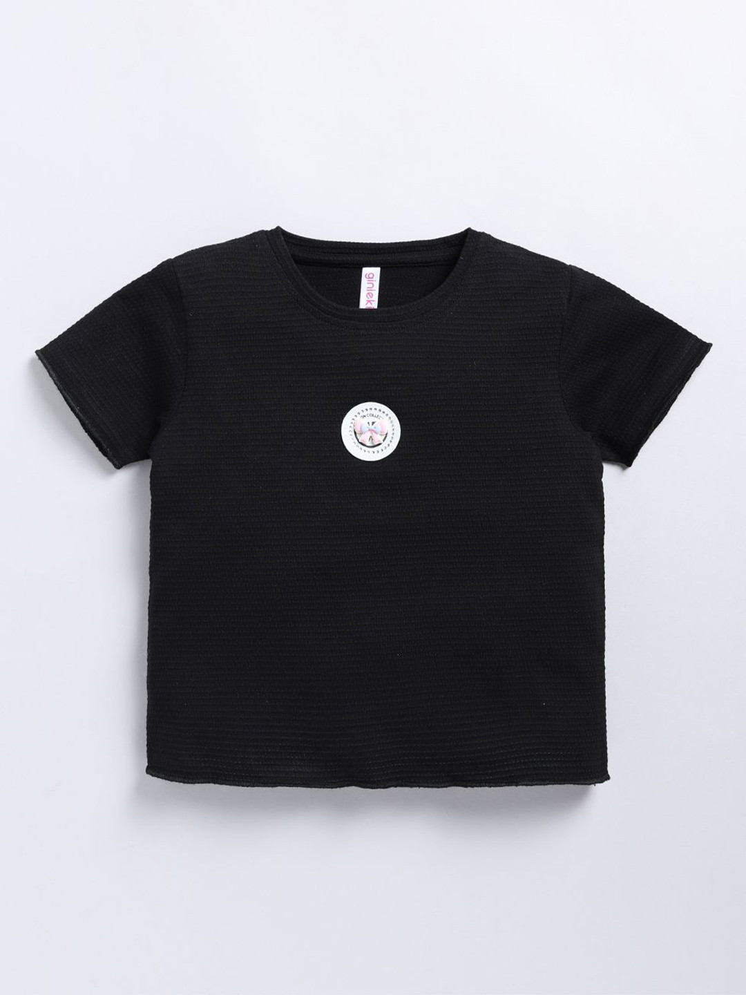 giniekids Girls Printed Pure Cotton Top