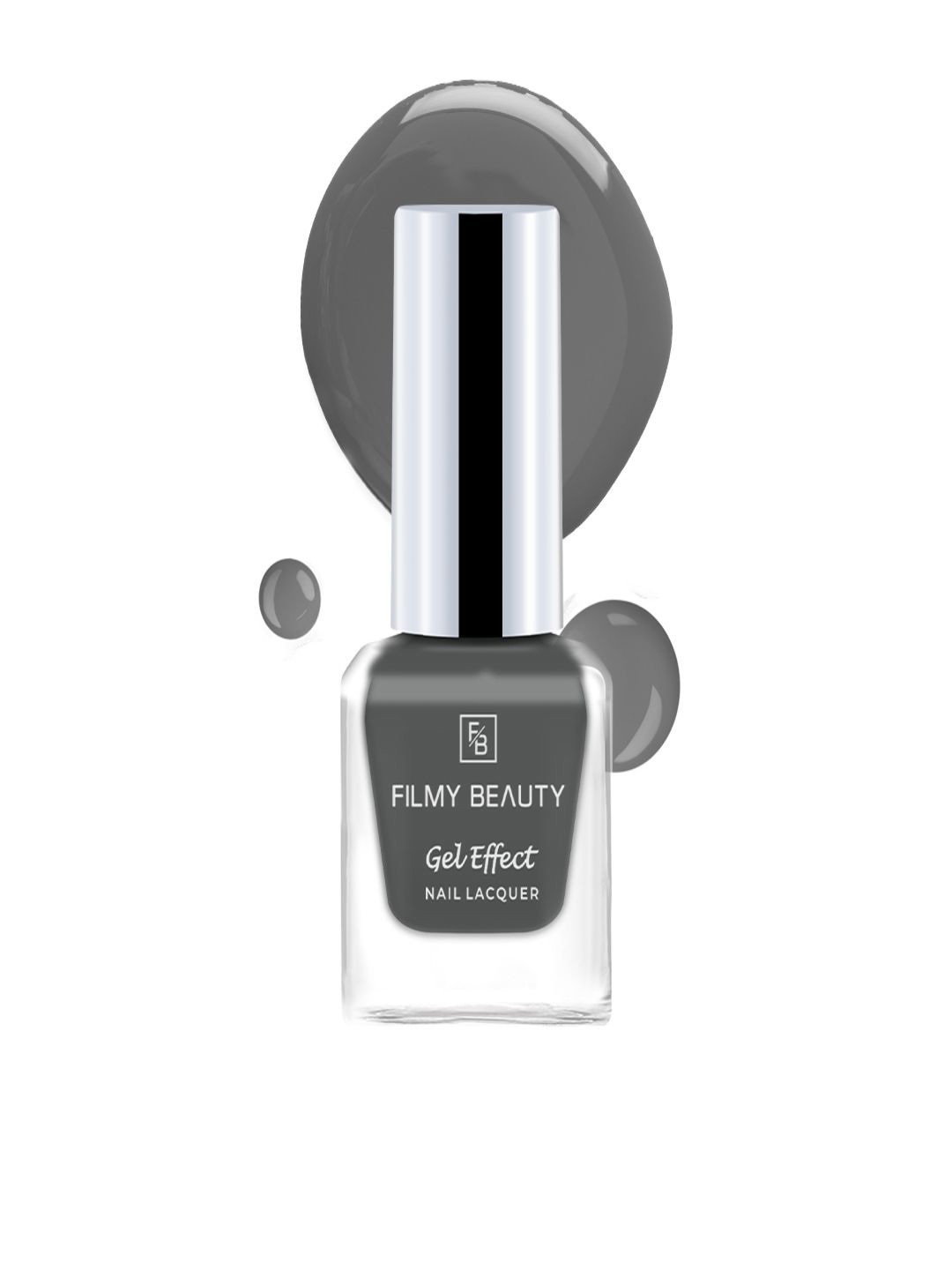 FILMY BEAUTY Glossy Gel Effect Nail Lacquer - 10 ml - Grey