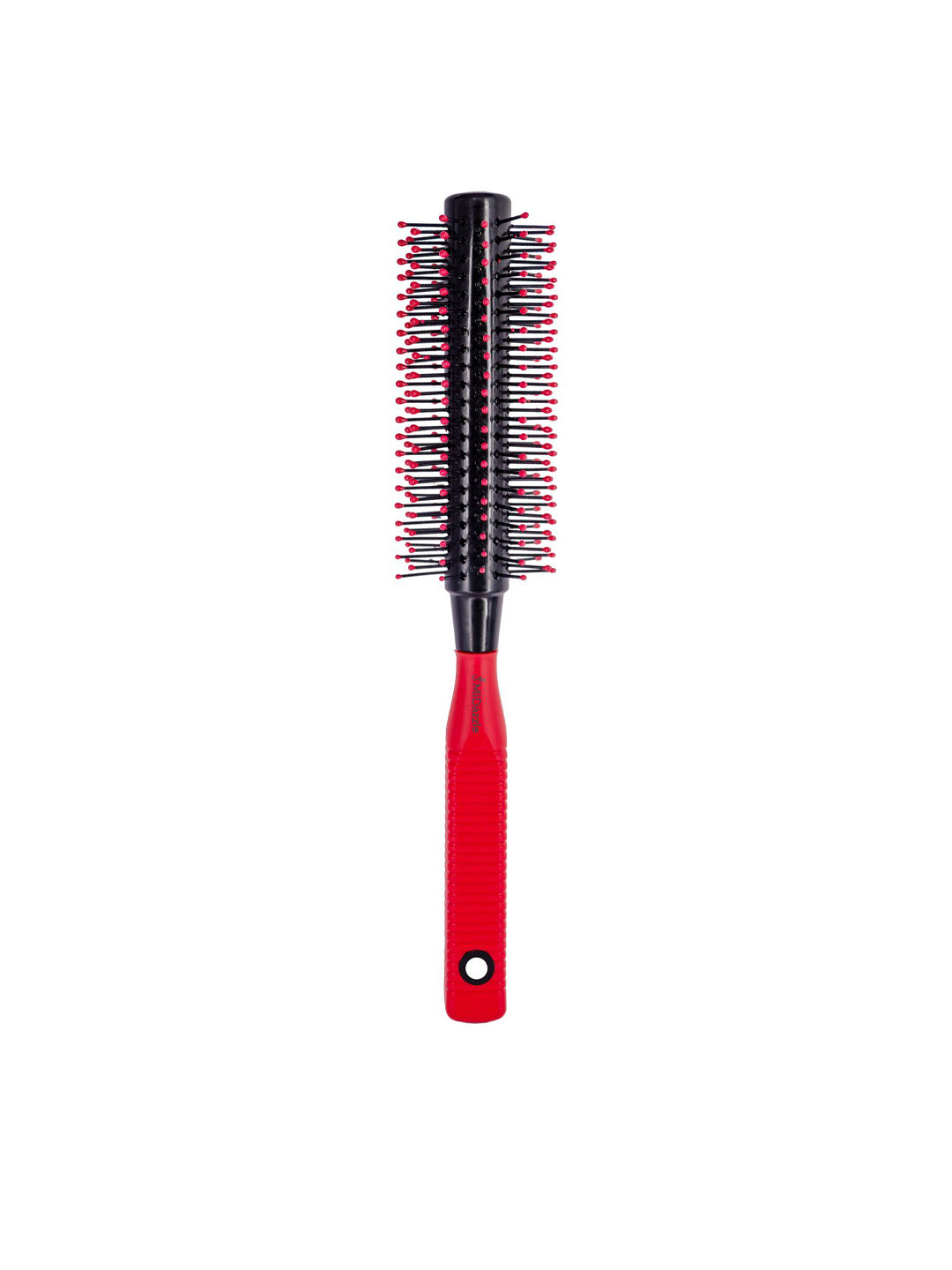 Midazzle Round Hair Brush  - MIHB0033- Red & Black