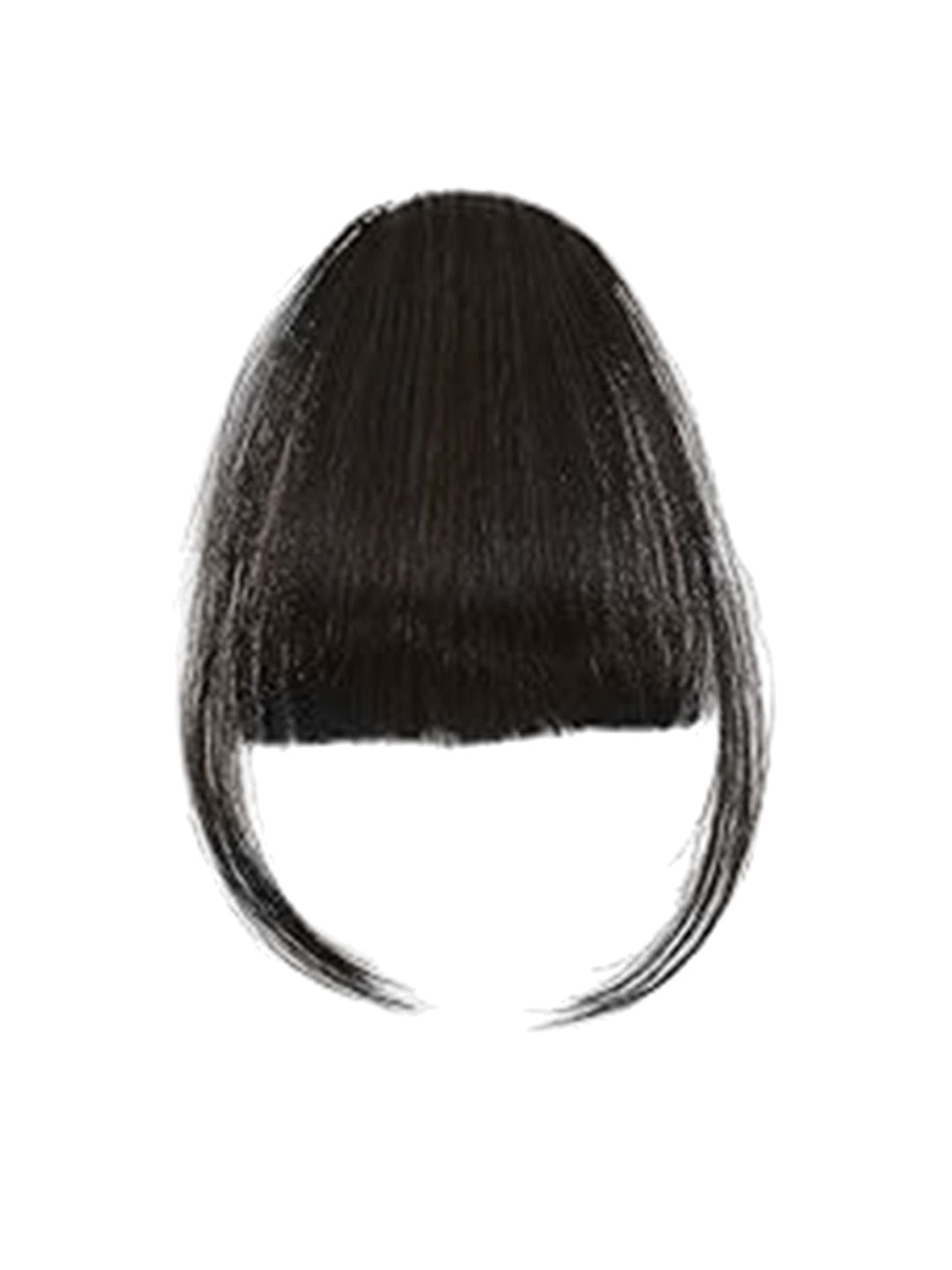 VIEWS Double Clip In Straight Bangs Hair Extension - Brown - 22 cm