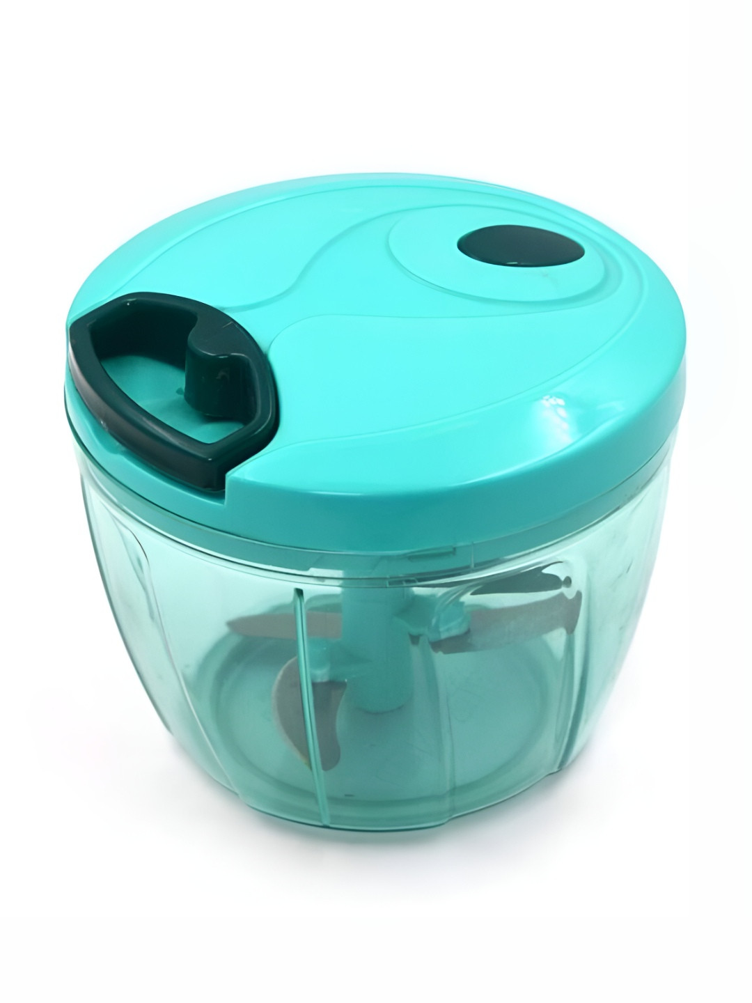 DeoDap Green Compact & Powerful Manual Hand Held Vegetable Chopper