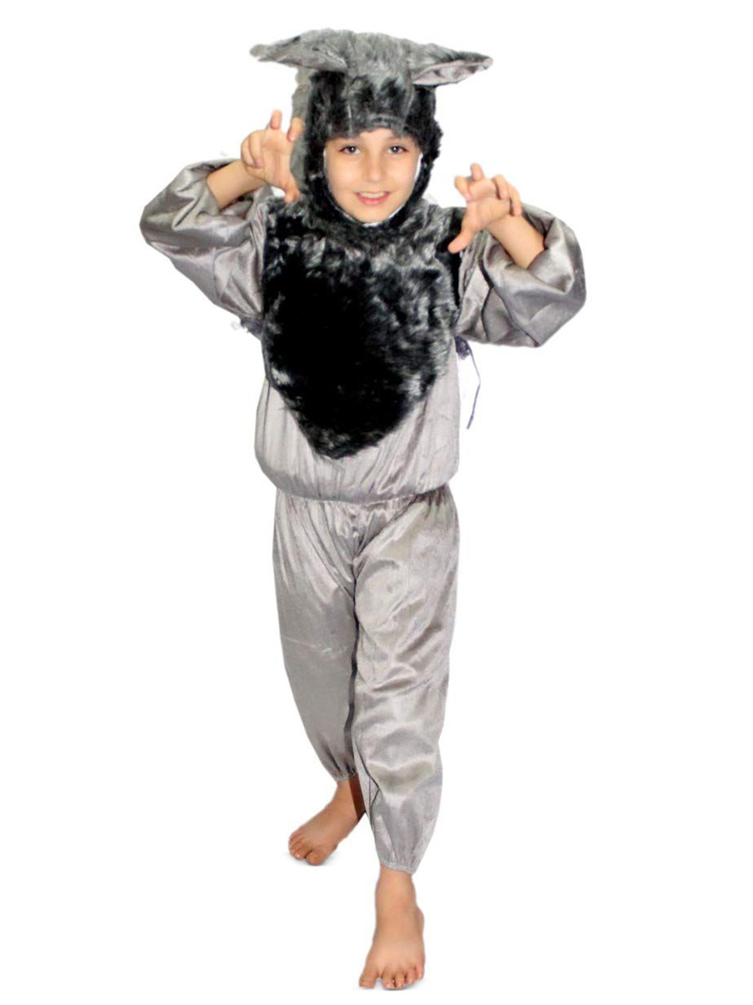 Kaku Fancy dresses Kids Wolf Wild Animal Costume