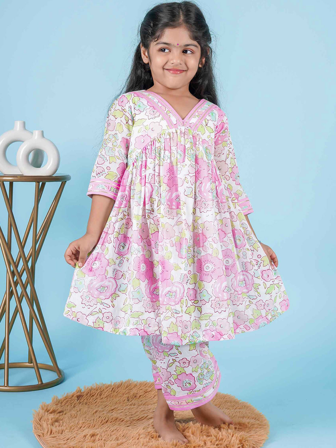 Kalp Girls AVA FLORAL SET