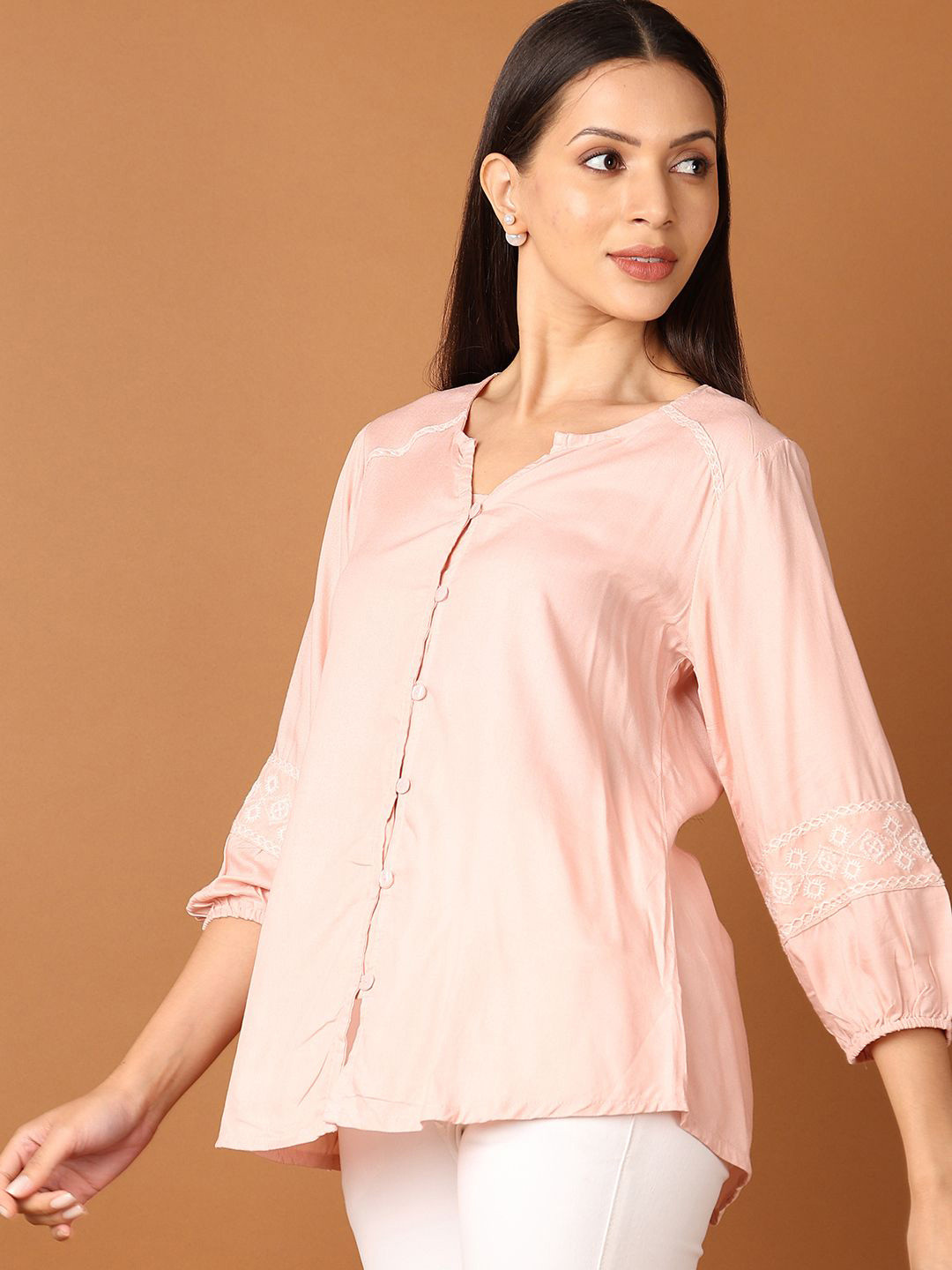 V-Mart Women V-Neck Kurti