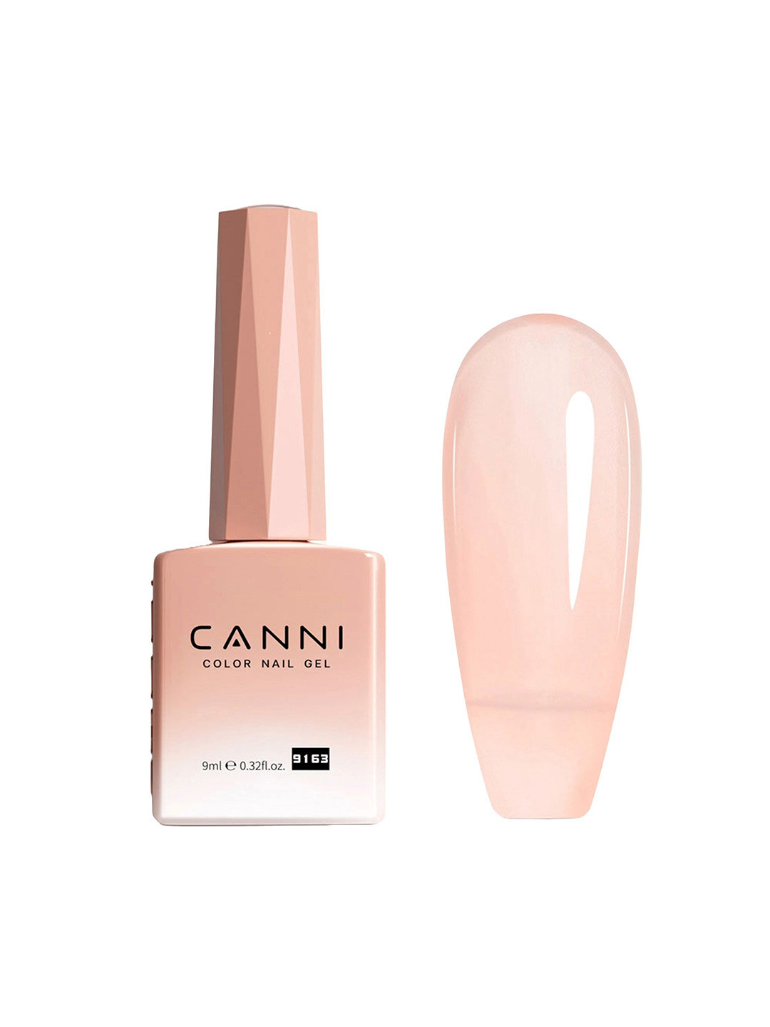CANNI Hema Free UV Jelly Color Gel Nail Polish - 9 ml - 9163