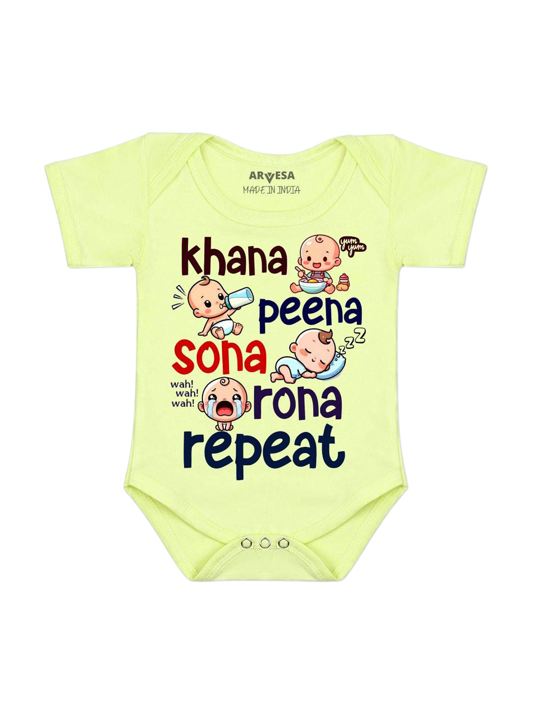 Arvesa Khana Peena Sona Repeat Printed Bodysuit