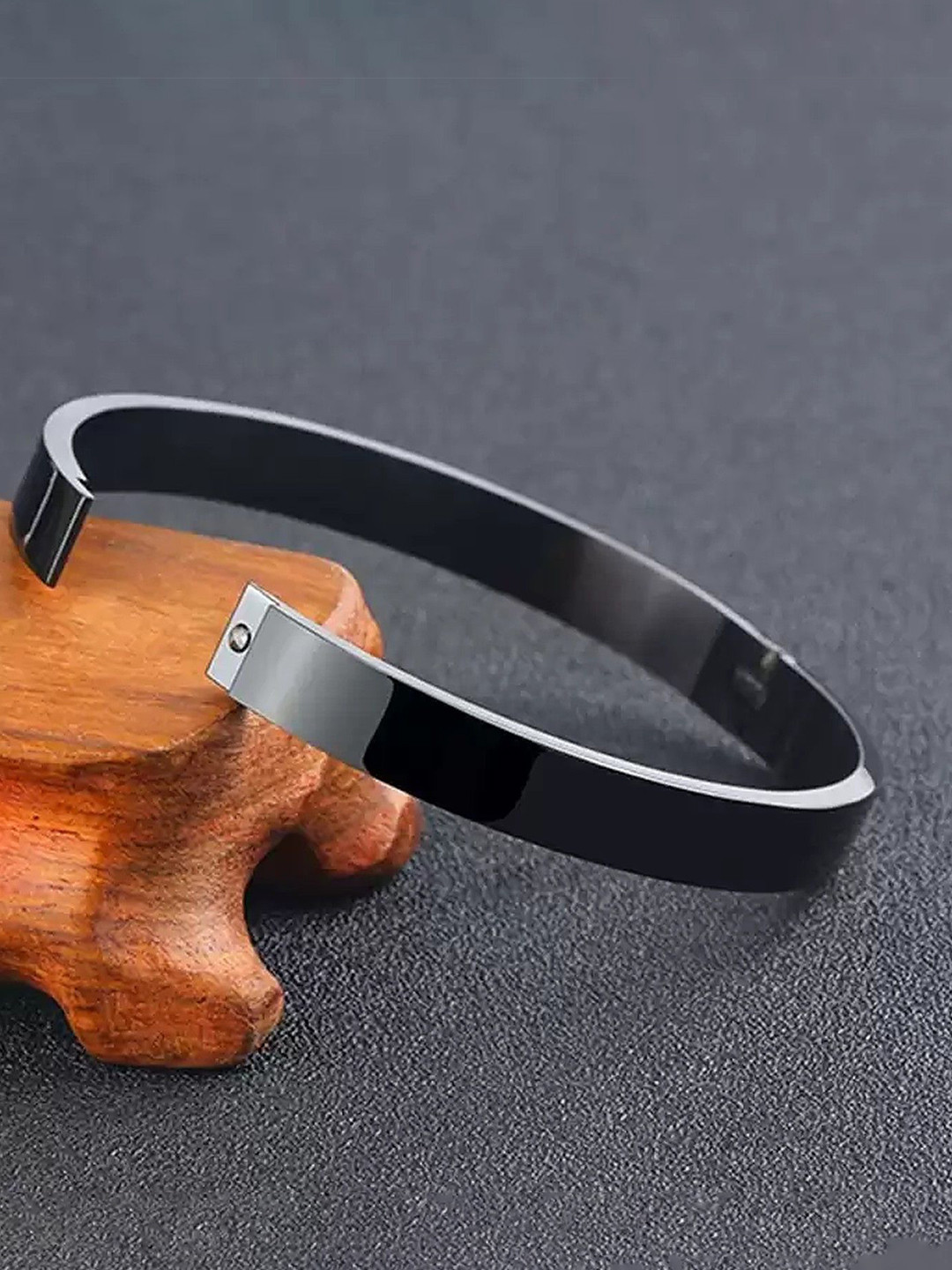 The Roadster Lifestyle Set of 2 High Polished Kada Bracelet