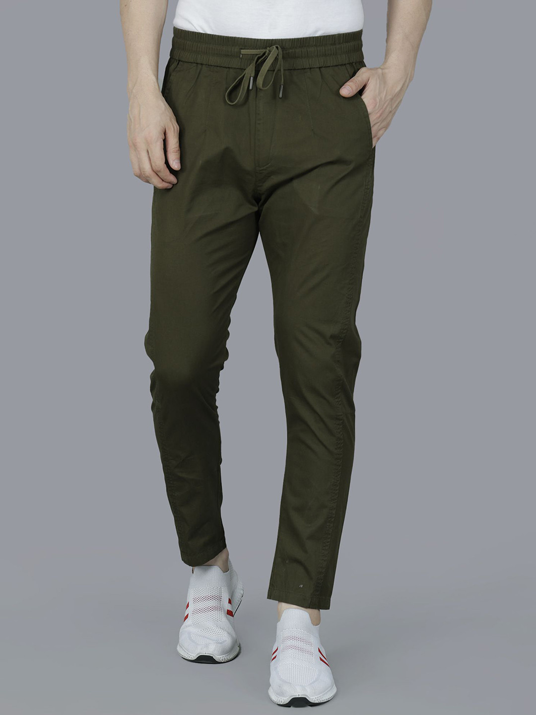 Fort Collins Relaxed Fit Cotton High Rise Trouser