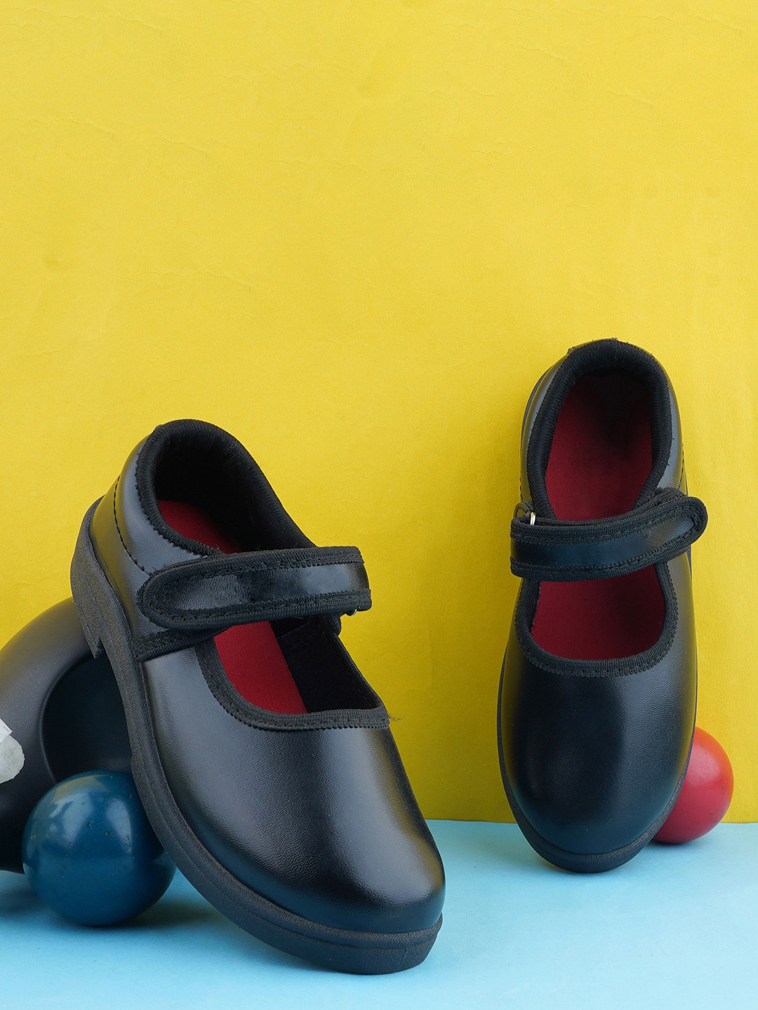 BAESD Girls Velcro School Sneakers