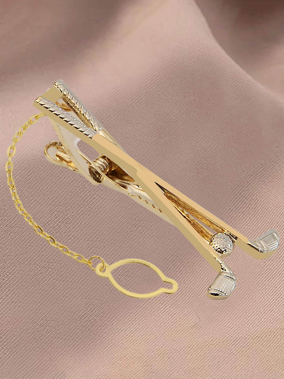 Curren Men Golf Club Shaped Minimal Tie Pin