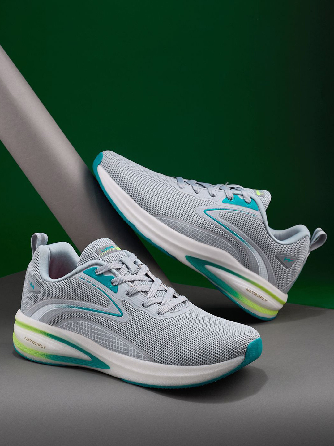Campus Men REBEL Mesh Running Non-Marking Shoes
