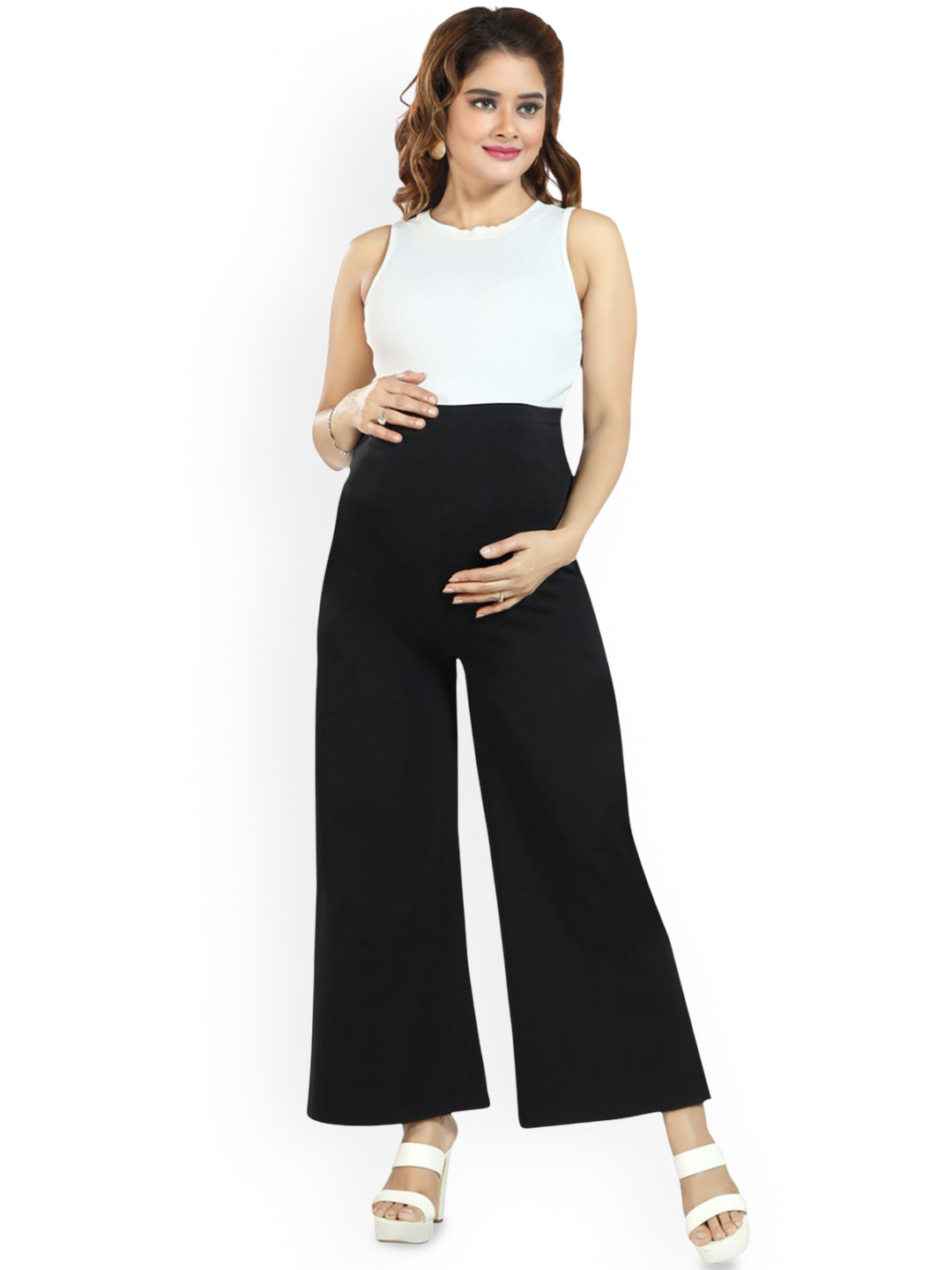 MomsBae Wide Leg Pregnancy Pant