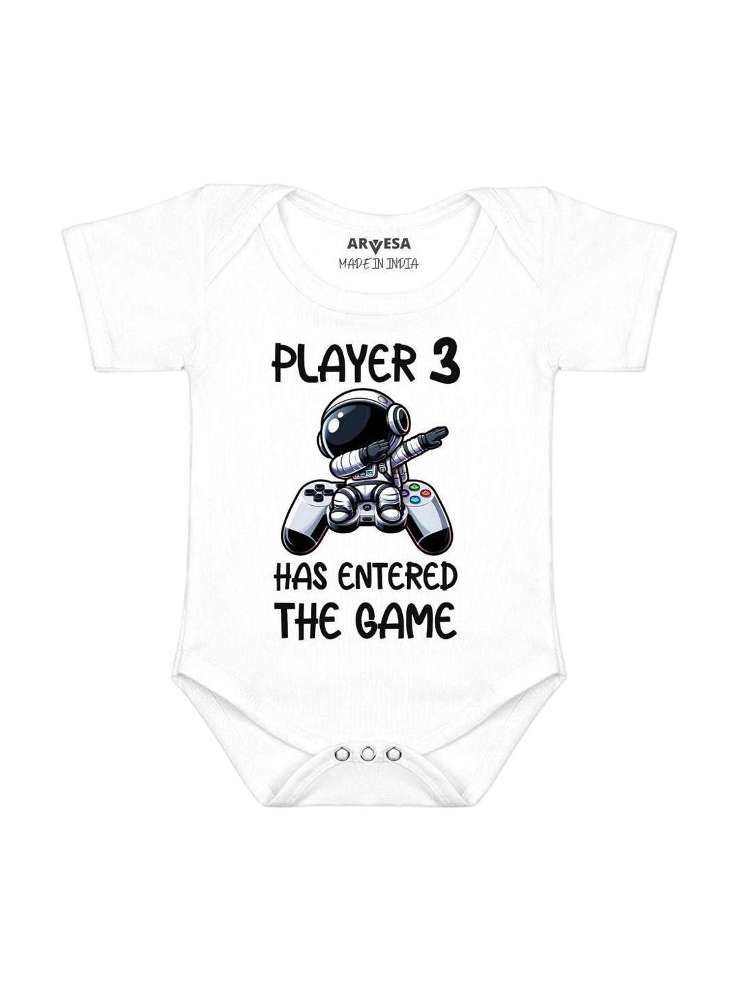 Arvesa Player 3 Entered The Game Printed Bodysuit