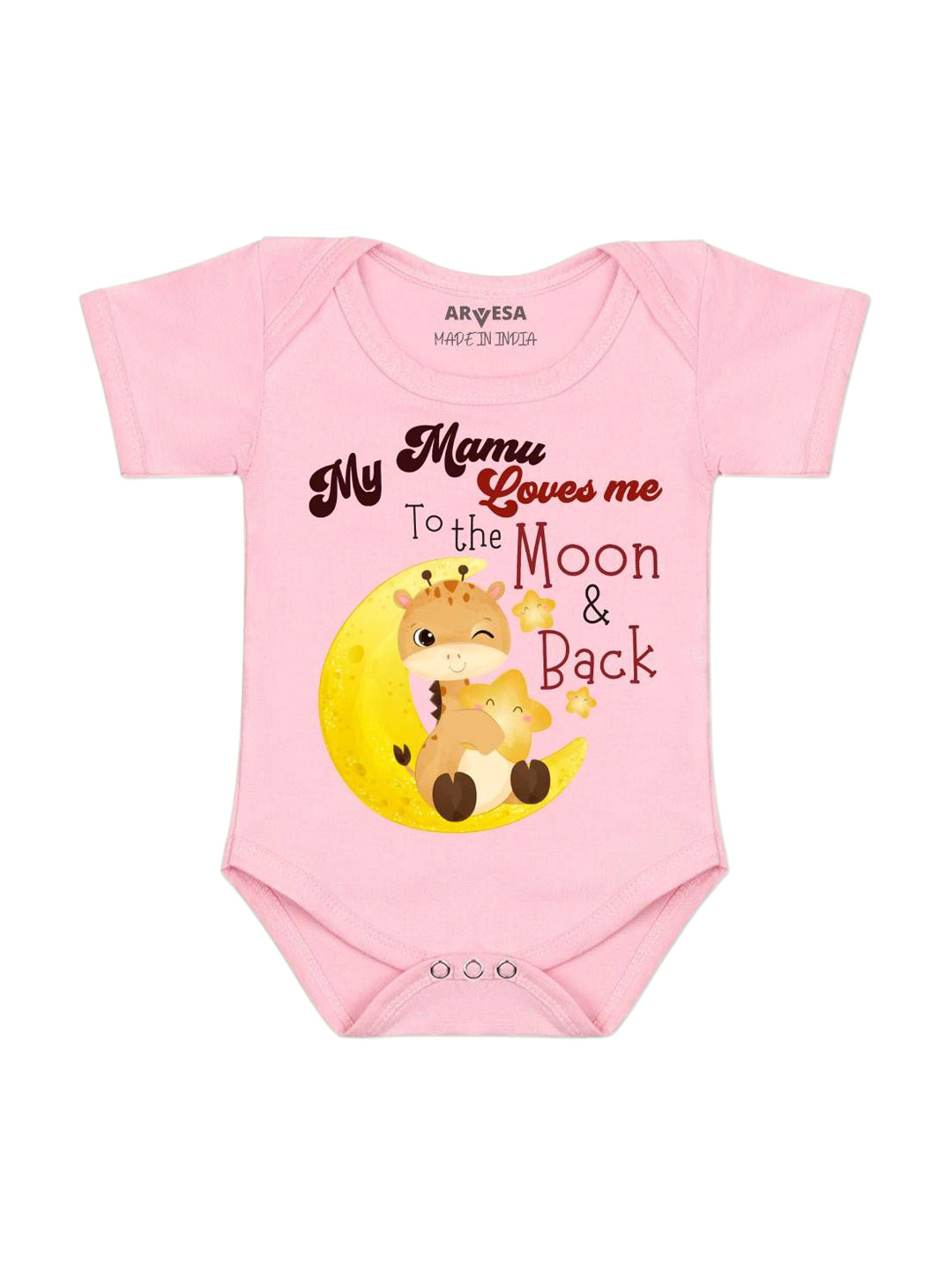 Arvesa Mamu Love To Moon & Back Printed Bodysuit