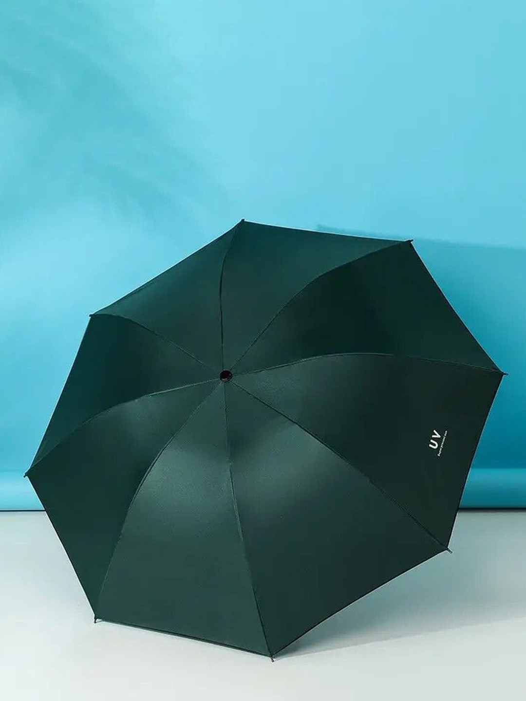 Sasimo Green UV Super Prevent Travel Size Manual 3 Fold Umbrella