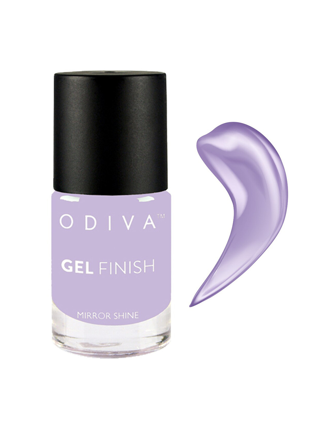 ODIVA Mirror Shine Gel Finish Long-Wearing Nail Polish 11ml - Viola Purple 49