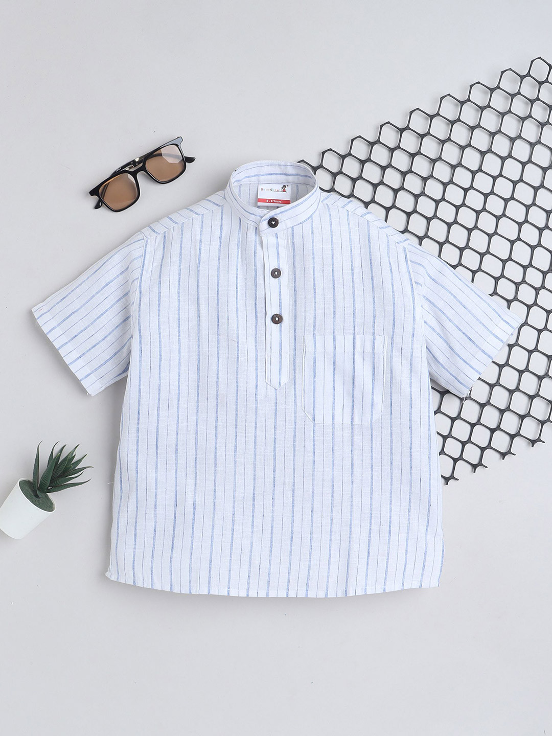 BAATCHEET Boys Thread Work Kurta
