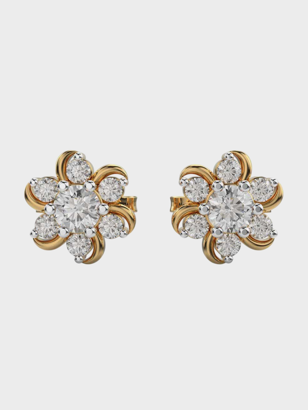Jewelbox Periwinkle Diamond Earrings