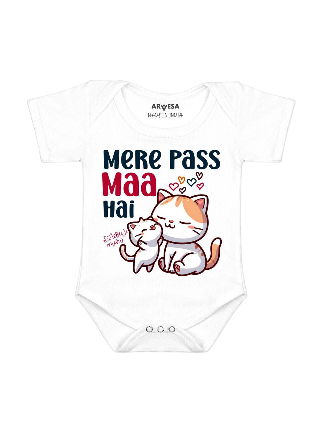 Arvesa Mere Pass Maa Hai Printed Bodysuit