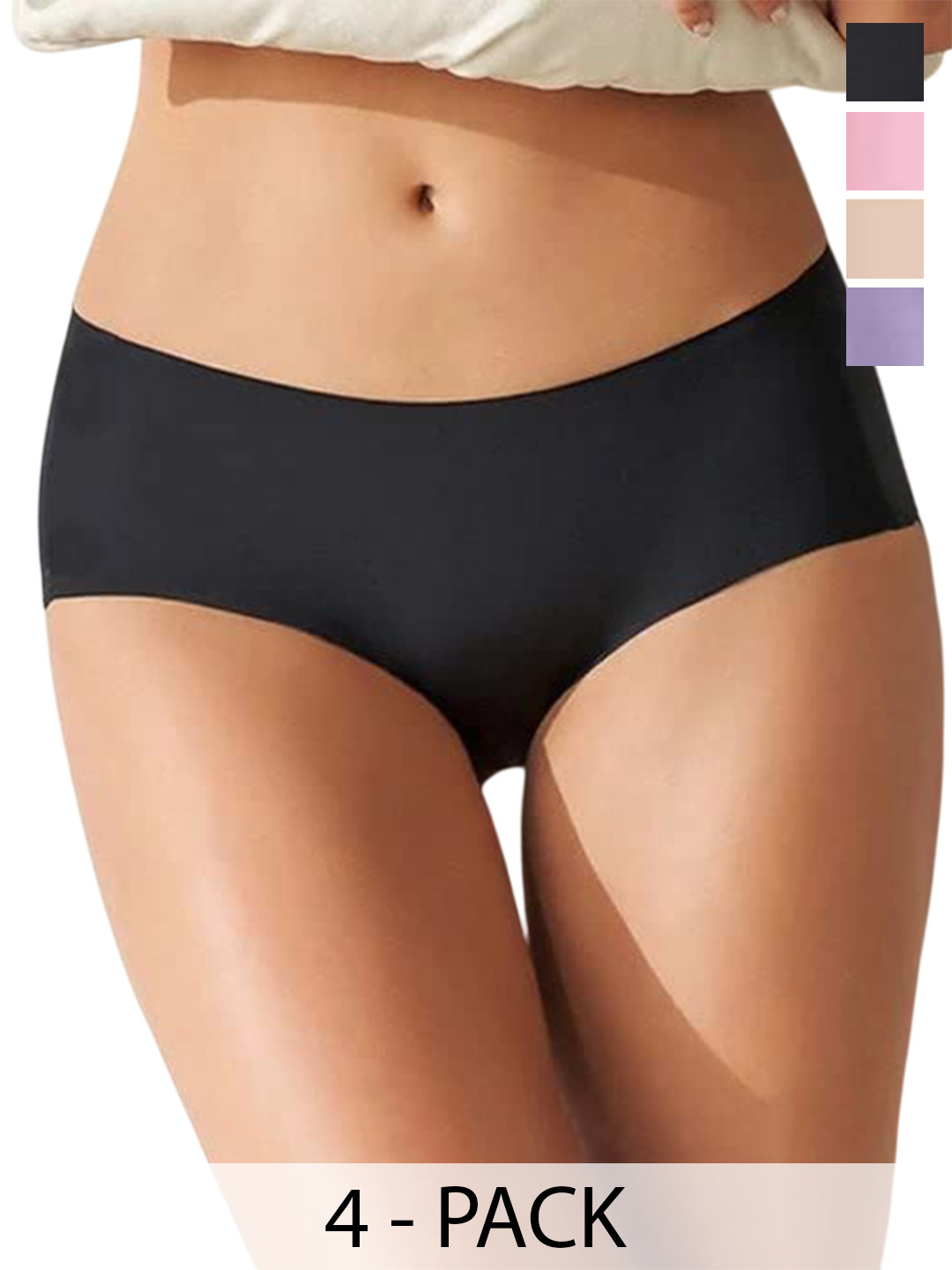PRITTY TOUCH Pack Of 4 Hipster Briefs Pritty_touch_packof4_XXS