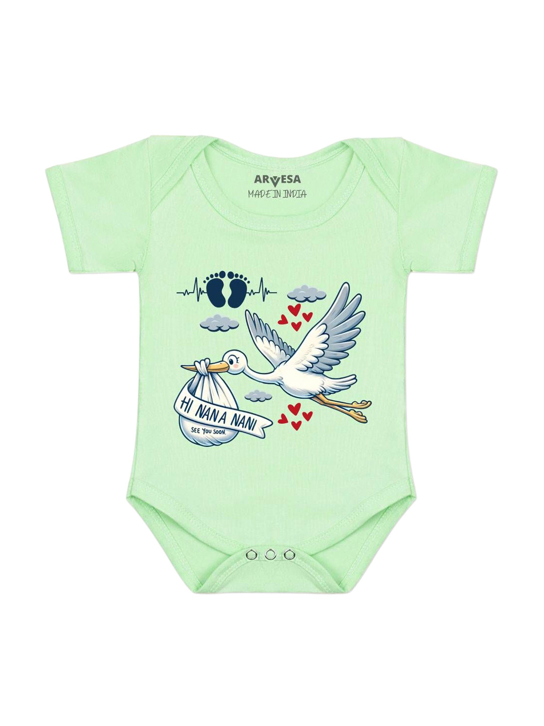 Arvesa I Nana Nani See You Soon  Printed Bodysuit