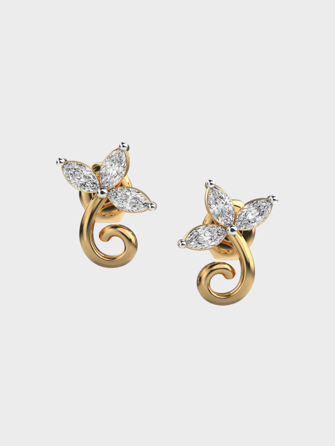 Jewelbox Mystic Petals Diamond Studs