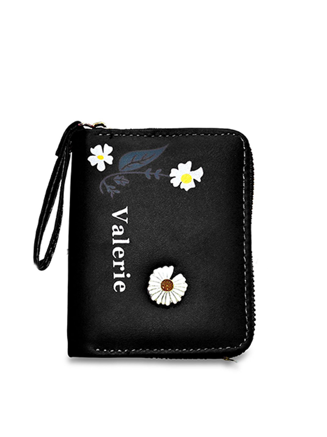 VALERIE Women Floral Printed PU Zip Around Wallet